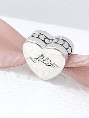 Pandora Colorado Snow Cap Heart Charm Travel Destination Pendant S925 ALE